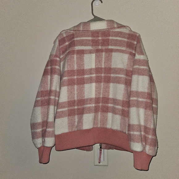 Universal Threads Pink Plaid Jacket - Picture 8 of 10